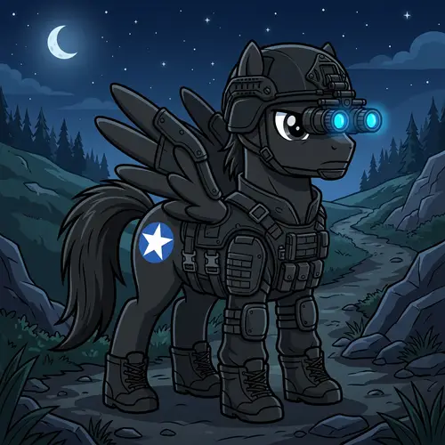 Tactical Pegasus Pony from My Little Pony