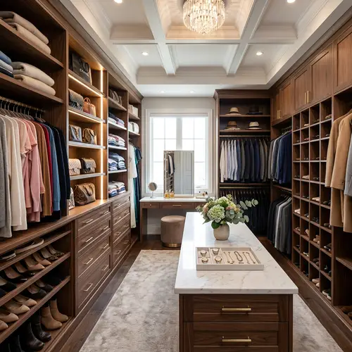 Stunning Custom Walk-in Closet Designs