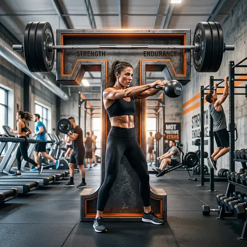 Fitness Letter T Design