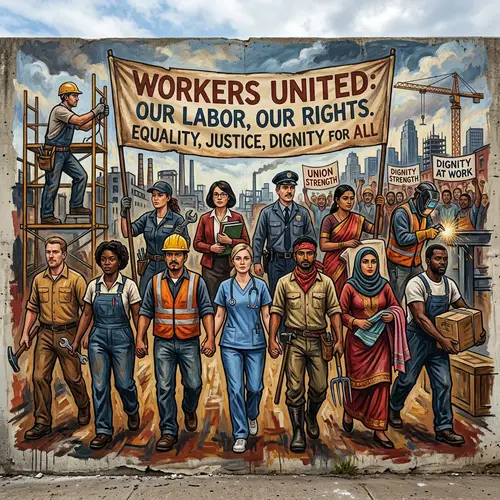 Labor Rights and Social Realism Image