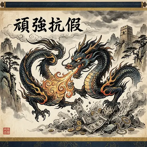 Resilient Counterfeit Resistance in Traditional Chinese Style