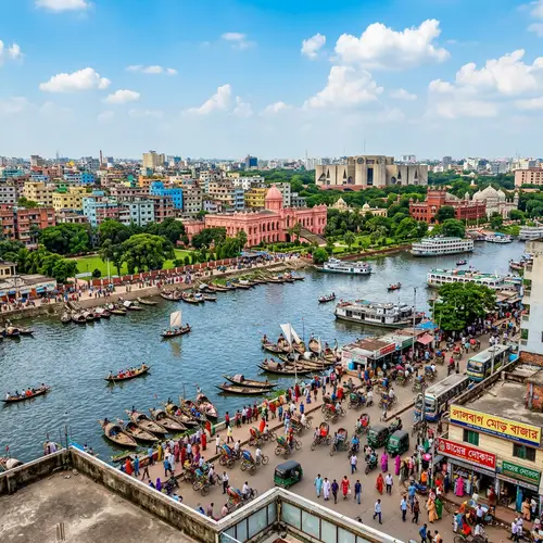 Idyllic Dhaka City: Landmarks, Local Businesses & Architecture