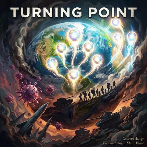 Turning Point Album Artwork: Global Perspectives & Hope for Humanity
