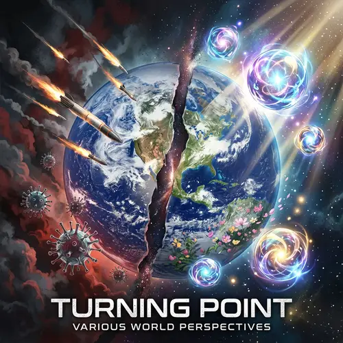 Turning Point Album Artwork: War, Pandemic & Hope | Occhic