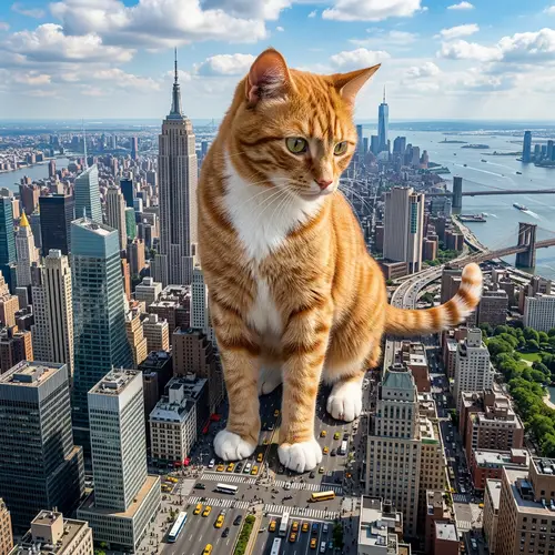 Giant 100m Tall Cat Sculpture | Visit Now