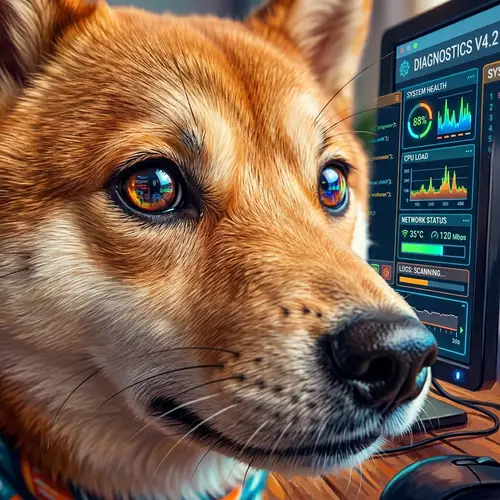 Curious Shiba Inu and Tech Tools: A Playful Perspective