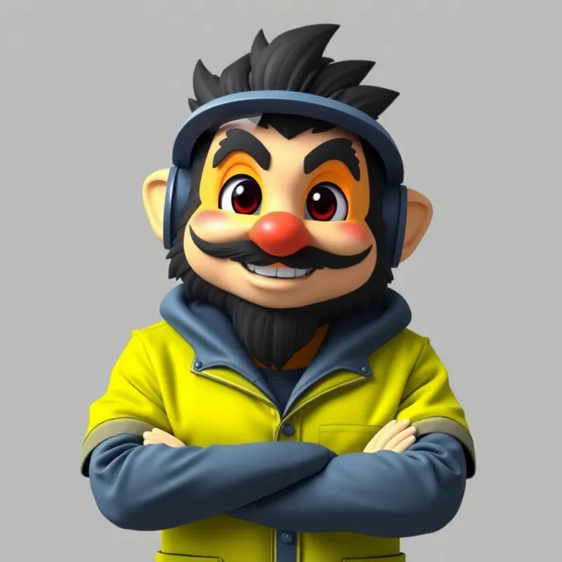 Distinctive Software Salesperson Mascot Design Distinctive Software Salesperson Mascot Design