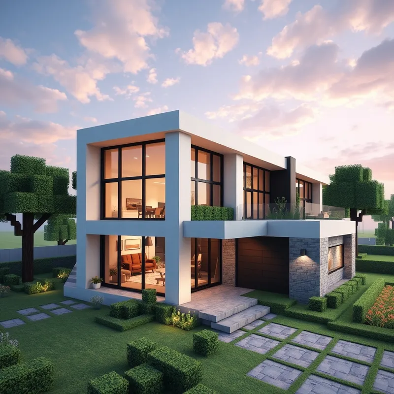 Minecraft Beautiful Modern House Ideas Minecraft Beautiful Modern House Ideas