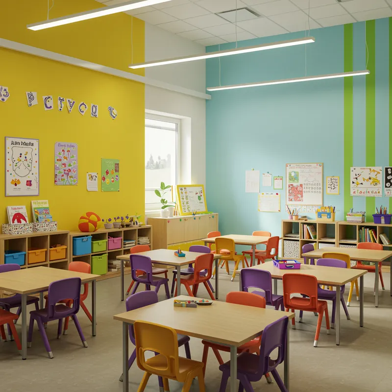 Vibrant Classroom Design Ideas