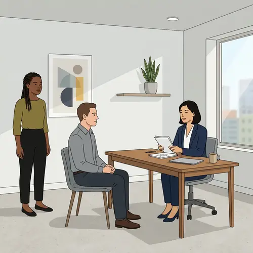 Minimalist Human Resources Scene - Workforce Diversity & HR Functions