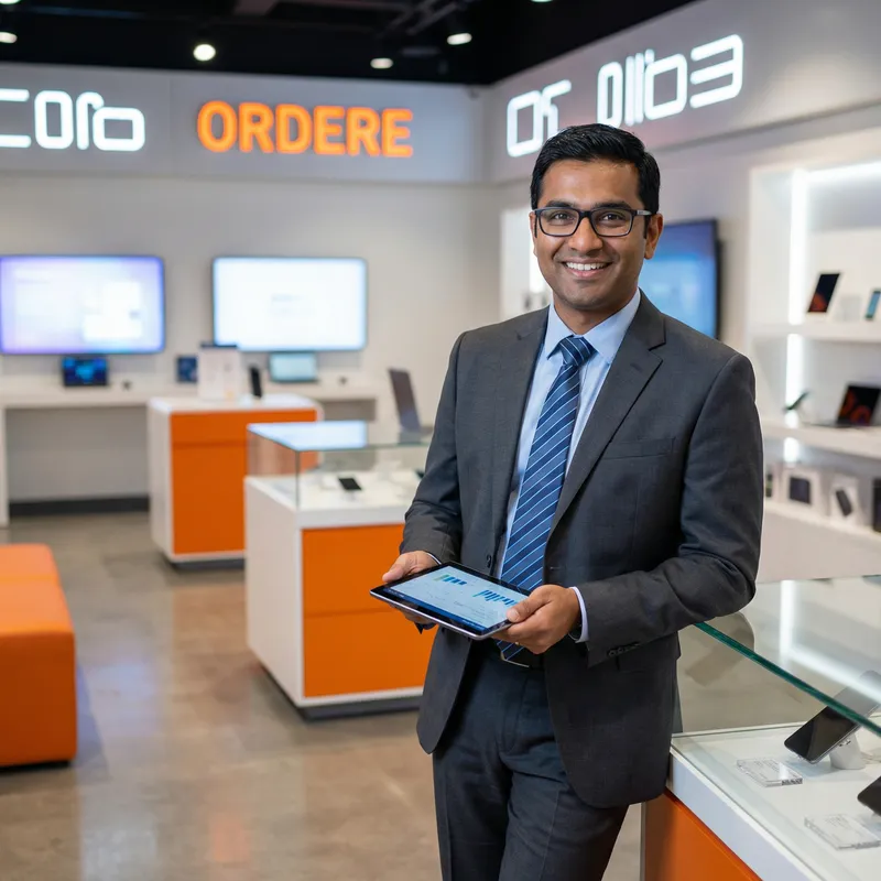 Professional Image of a South Asian Muslim Businessman