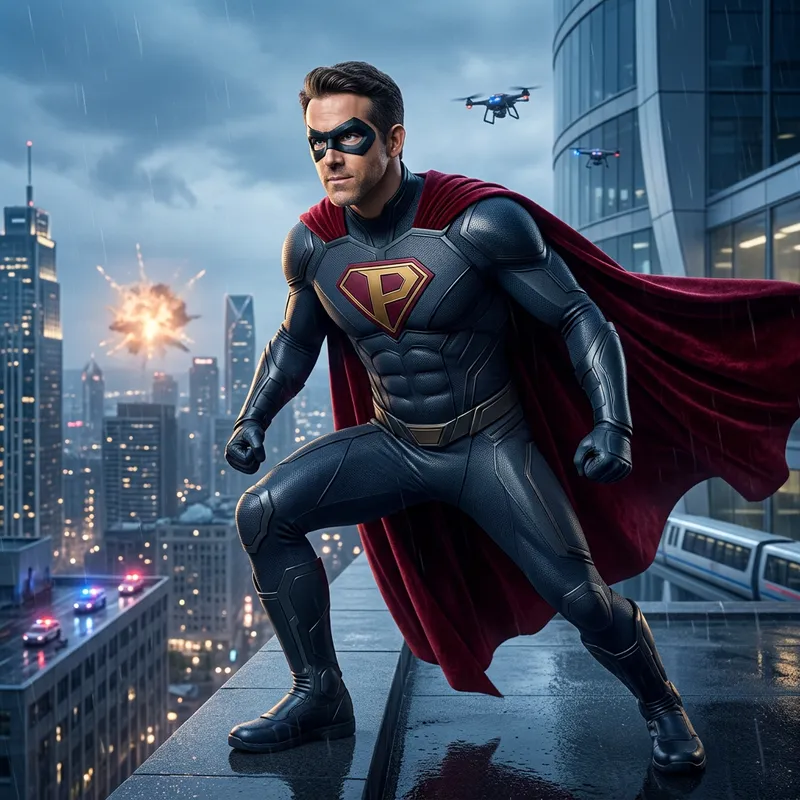 Transform Any Image into a Superhero Design