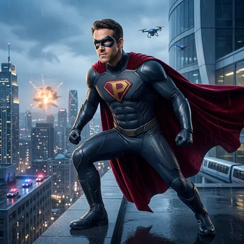 Transform Any Image into a Superhero Design