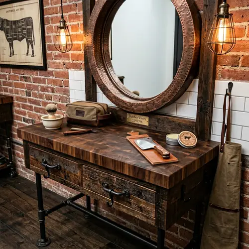 Stylish Butcher Vanity for Your Home