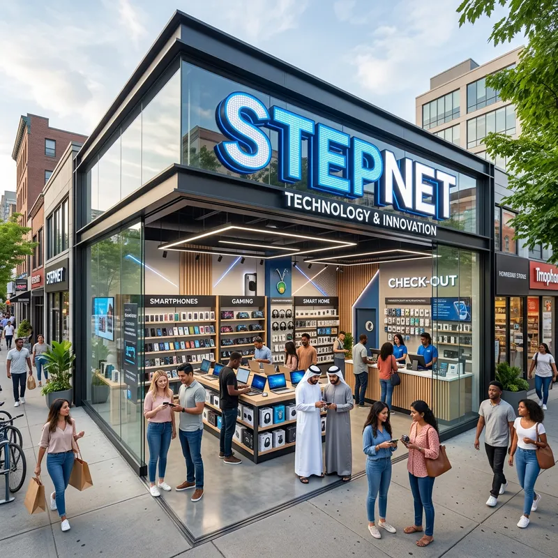 StepNet Store | Unique Modern Architectural Design