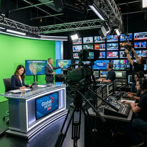 Professional Studio Newsroom: Behind the Scenes Buzz