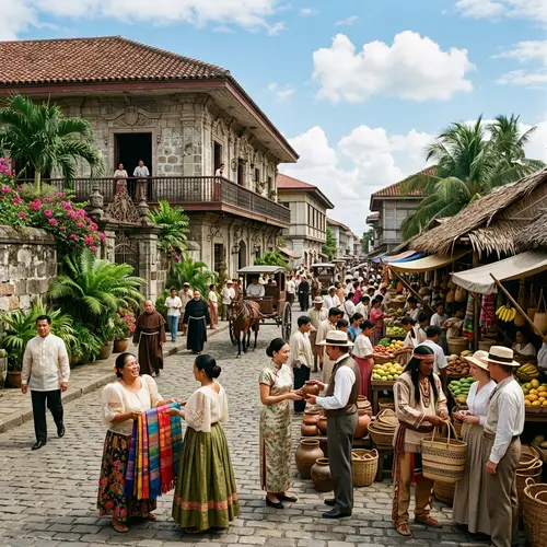 Spanish Colonial Period in the Philippines: A Vibrant Scene