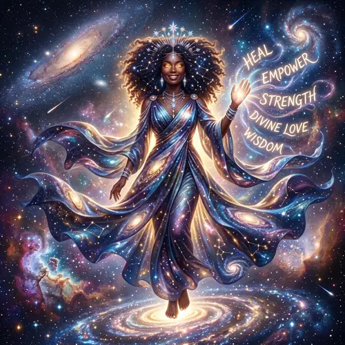 Ethereal Black Goddess - Healing & Empowerment