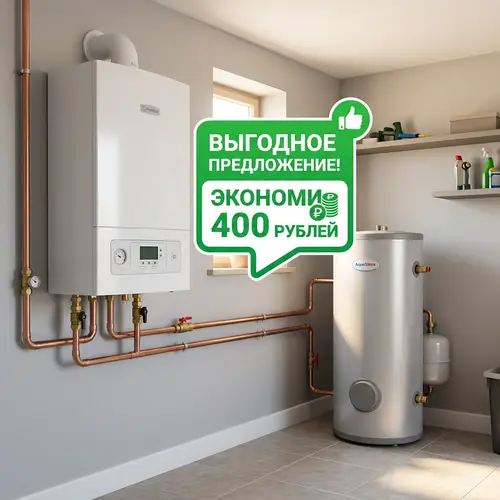 Gas Boiler & Water Tank Package Deal - Save 400 Rubles Now!