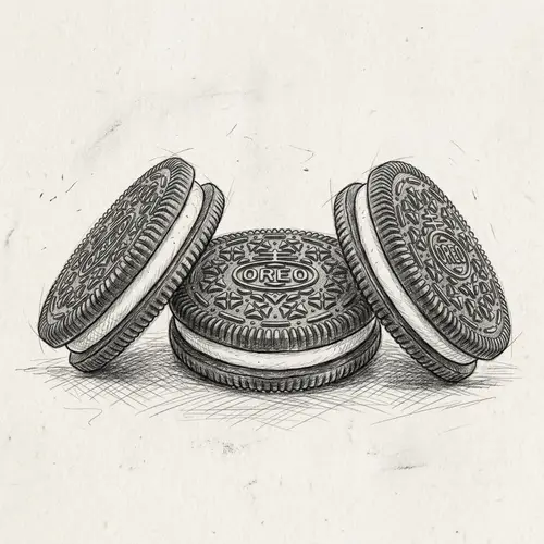 Oreo Cookie Sketch: Centerpiece Design