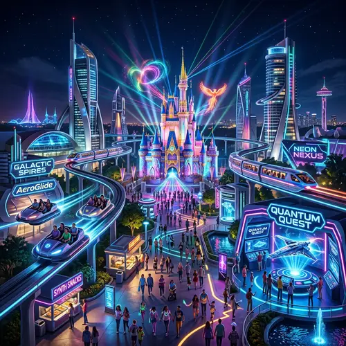 Futuristic Amusement Park | Walt Disney World Experience