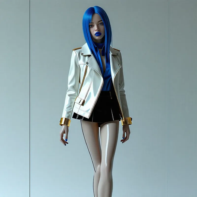 Stunning Cyberpunk Woman in 8K Wallpaper Stunning Cyberpunk Woman in 8K Wallpaper