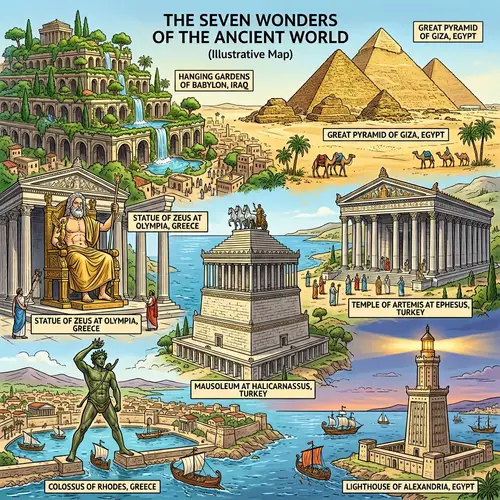 Explore the Seven Wonders of the World
