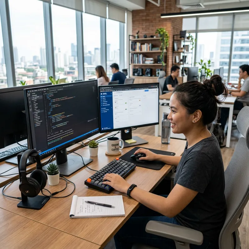 Expert Filipina E-Commerce Developer at Work