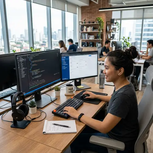 Expert Filipina E-Commerce Developer at Work