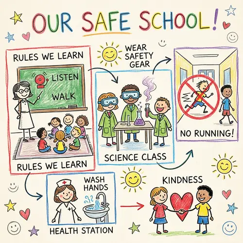 Child's Drawing of Preventive System in Education