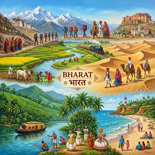 Explore the Diverse Landscapes of Bharat | Stunning Images