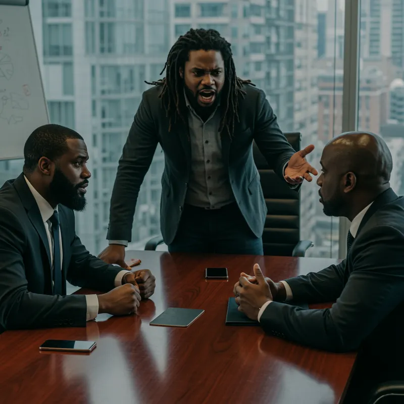 Angry Black Men in Board Meeting: Insights & Stories