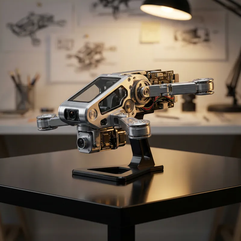 Professionally Crafted Black Table Prototype | Tech Device Showcase