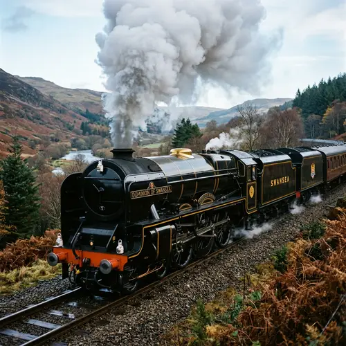 Dominion of Swansea Steam Train: Power & Elegance