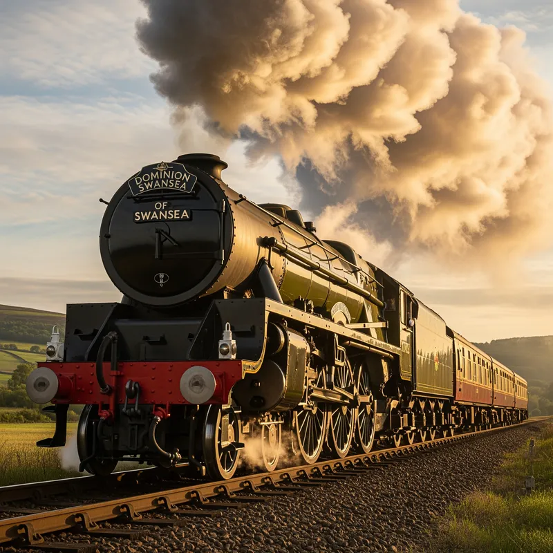 Dominion of Swansea Steam Train: Power & Elegance