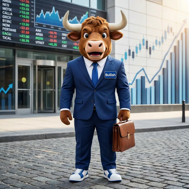 Finance Mascot: Bullish the Blue Bull
