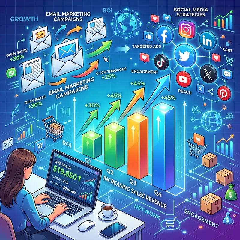 Boost Sales through Email & Social Media