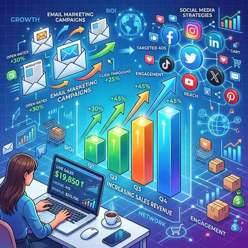 Increase Sales with Email & Social Media Campaigns