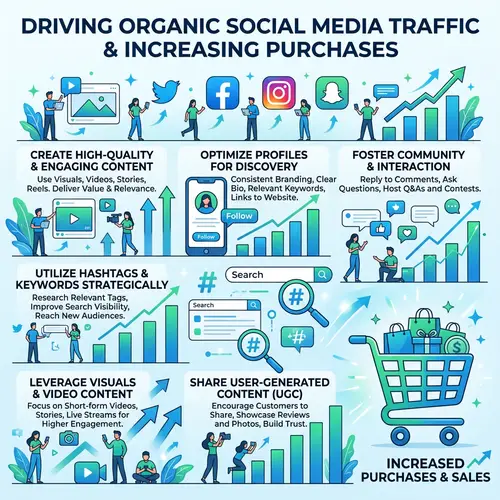 Increase Organic Traffic on Social Media for More Sales