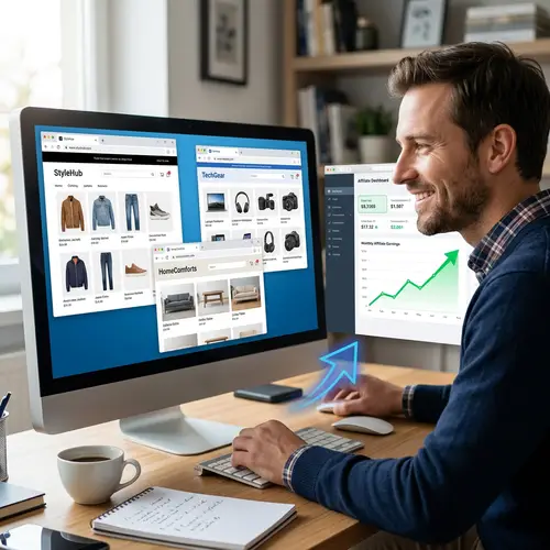 Affiliate Marketing Success: Clothing, Electronics & Furniture Stores