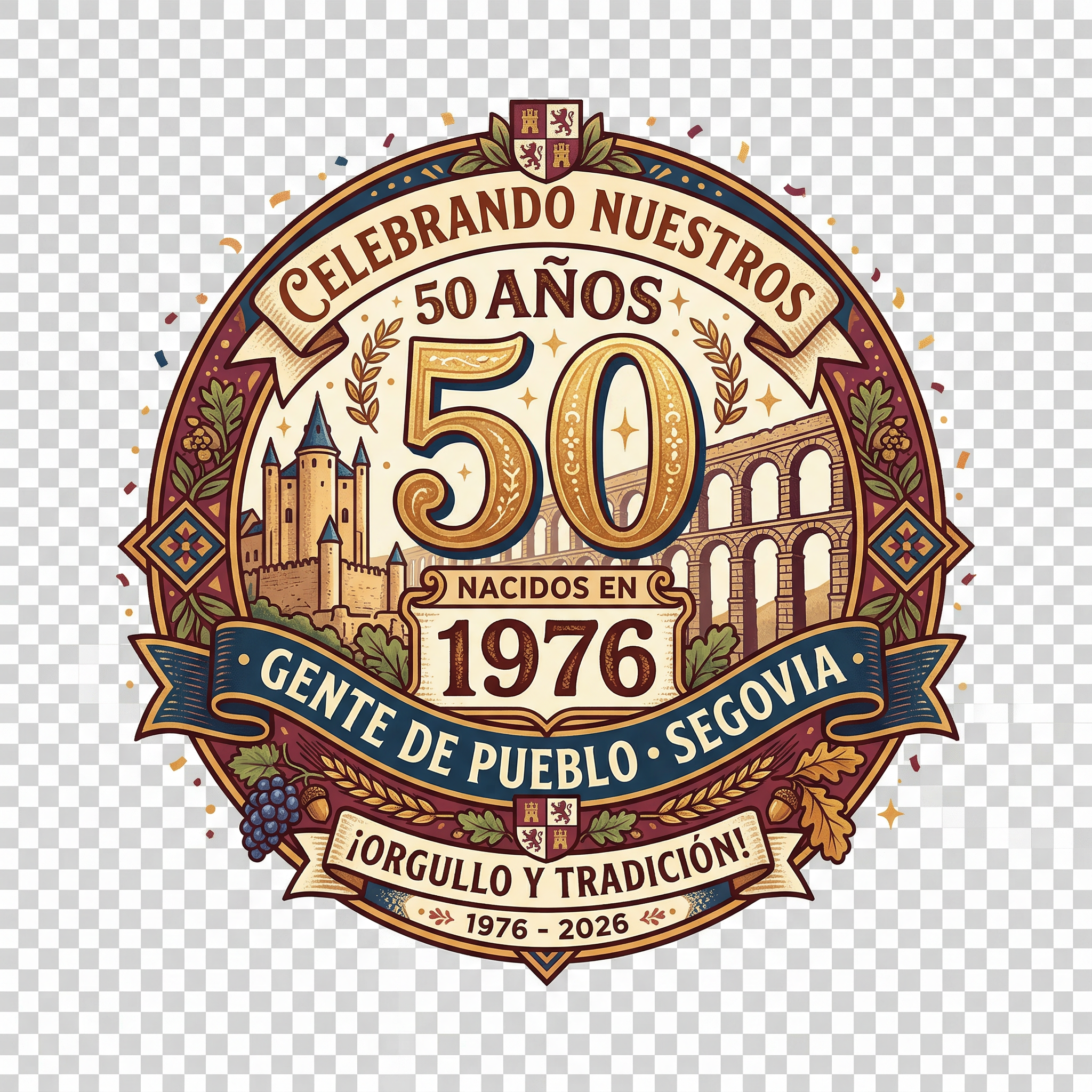 50th Anniversary Design for 1976 Celebrants | AI Art Generator