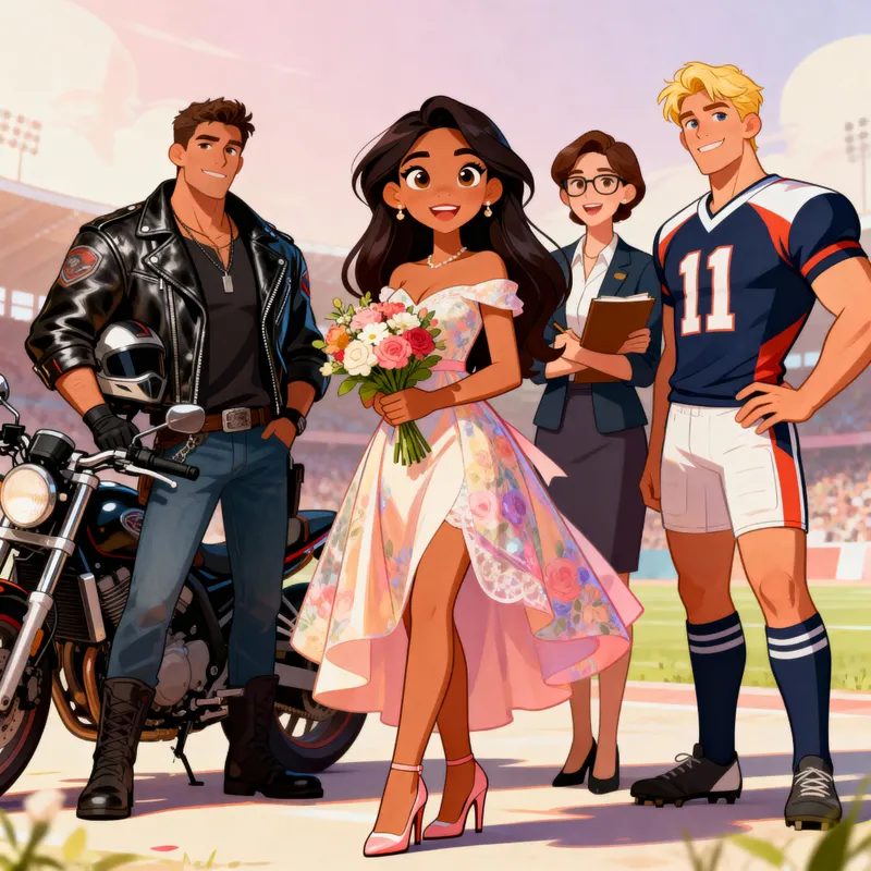 Stunning Cartoon Characters: Beauty and Strength