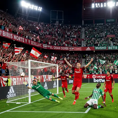 Sevilla FC Scores Winning Goal Against Betis in Dramatic City Derby