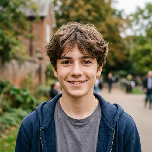 Teenage Boy from the UK with Brown Hair