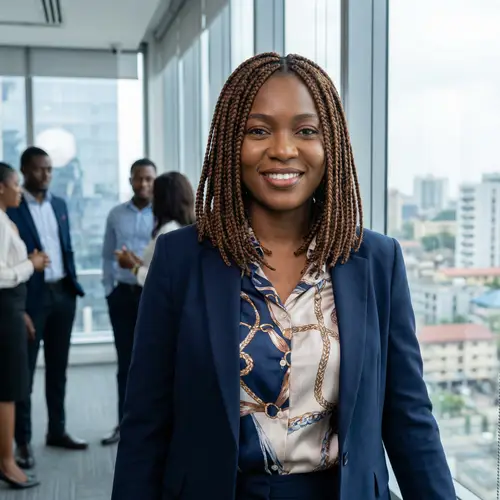 Corporate Africa: Lady with Brown Hair