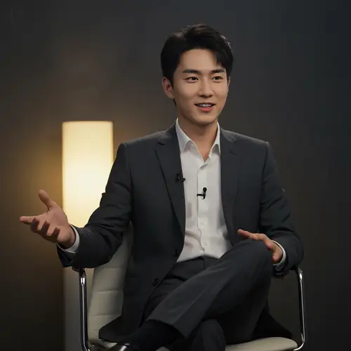 Cinematic 3D Model of a Handsome Chinese Guy