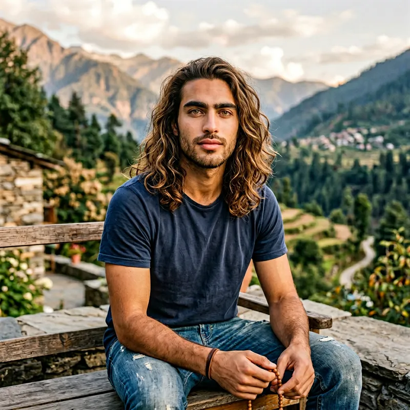 Stunning South Asian Man with Prominent Features