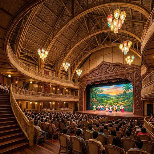 Filipino Vernacular Architecture: Grand Theater with Traditional Features