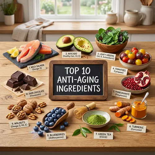 Top 10 Anti-Aging Ingredients for Radiant Skin