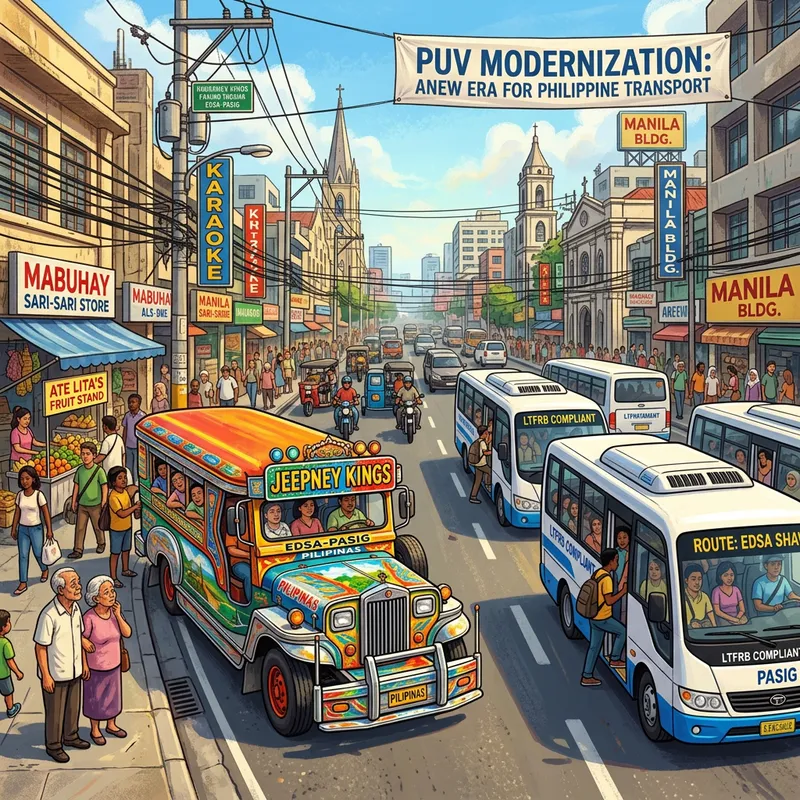 Digital Art: Jeepney Phase Out in the Philippines